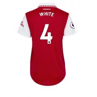 Arsenal Benjamin White #4 Hjemmebanetrøje Dame 2022-23 Kortærmet